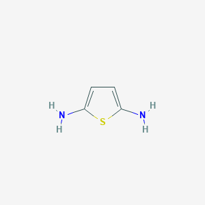 molecular formula C4H6N2S B1628627 噻吩-2,5-二胺 CAS No. 70531-89-4