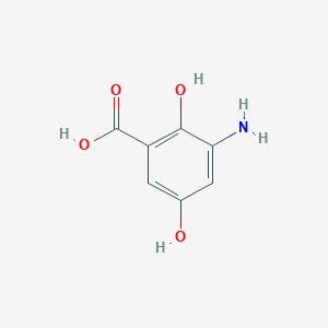 molecular formula C7H7NO4 B1628637 3-Amino-2,5-dihydroxybenzoic acid CAS No. 98279-58-4