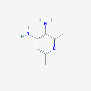 molecular formula C7H11N3 B1628645 2,6-Dimethylpyridine-3,4-diamine CAS No. 3726-26-9
