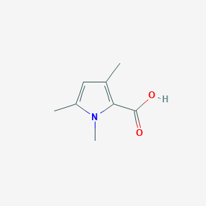 molecular formula C8H11NO2 B1628649 1,3,5-Trimethyl-1H-pyrrole-2-carboxylic acid CAS No. 756760-16-4