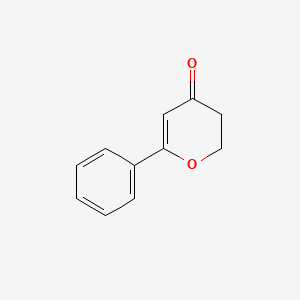 molecular formula C11H10O2 B1628655 6-Phenyl-2H-pyran-4(3H)-one CAS No. 5198-68-5