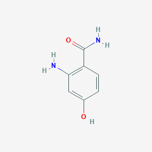 molecular formula C7H8N2O2 B1628659 2-氨基-4-羟基苯甲酰胺 CAS No. 82049-00-1
