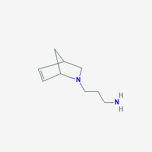 molecular formula C9H16N2 B1628668 3-(2-氮杂双环[2.2.1]庚-5-烯-2-基)丙-1-胺 CAS No. 915920-45-5