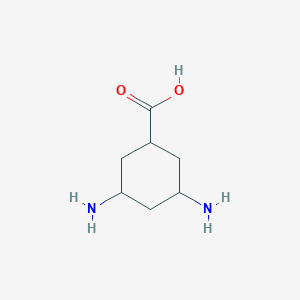 molecular formula C7H14N2O2 B1628674 3,5-Diaminocyclohexane-1-carboxylic acid CAS No. 247933-39-7