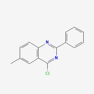 molecular formula C15H11ClN2 B1628680 4-Chloro-6-methyl-2-phenylquinazoline CAS No. 29083-98-5