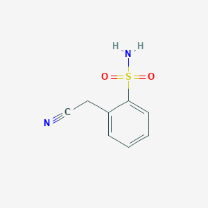 molecular formula C8H8N2O2S B1628681 2-(Cyanomethyl)benzene-1-sulfonamide CAS No. 27350-01-2