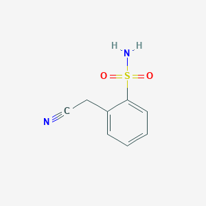 molecular formula C8H8N2O2S B1628681 2-(Cianometil)benceno-1-sulfonamida CAS No. 27350-01-2