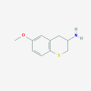 molecular formula C10H13NOS B1628694 6-Methoxythiochroman-3-amine CAS No. 878807-47-7