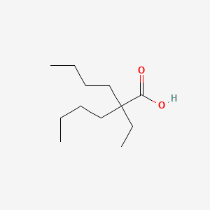 molecular formula C12H24O2 B1628699 2-Butyl-2-ethylhexanoic acid CAS No. 32970-62-0