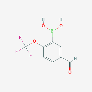 5-Formyl-2-(trifluoromethoxy)benzeneboronic acid