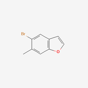 molecular formula C9H7BrO B1628707 5-Bromo-6-methylbenzofuran CAS No. 219736-06-8