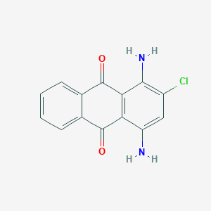 molecular formula C14H9ClN2O2 B1628709 1,4-Diamino-2-chloroanthracene-9,10-dione CAS No. 54841-24-6