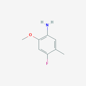 molecular formula C8H10FNO B1628711 4-Fluoro-2-methoxy-5-methylaniline CAS No. 314298-14-1