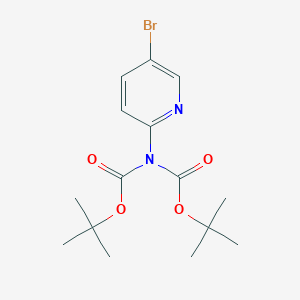 molecular formula C15H21BrN2O4 B1628712 2-(N,N-DiBOC-Amino)-5-bromopyridine CAS No. 209959-28-4