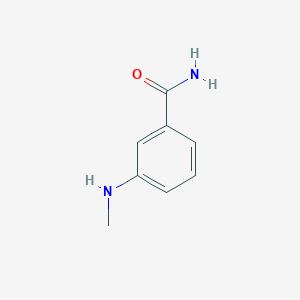 molecular formula C8H10N2O B1628716 3-(Methylamino)benzamide CAS No. 90817-19-9