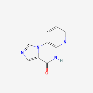 molecular formula C9H6N4O B1628728 Imidazo[1,5-a]pyrido[2,3-e]pyrazin-4(5H)-one CAS No. 240815-61-6