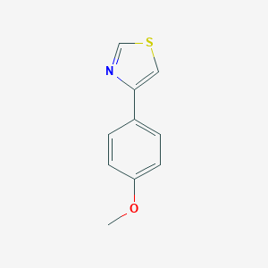 molecular formula C10H9NOS B162873 4-(4-Methoxyphenyl)-1,3-thiazole CAS No. 1826-21-7