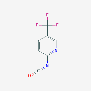 molecular formula C7H3F3N2O B1628738 2-Isocyanato-5-(trifluoromethyl)pyridine CAS No. 95651-16-4