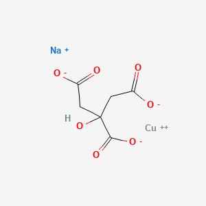 Citric acid, copper sodium salt