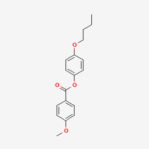 molecular formula C18H20O4 B1628747 4-Butoxyphenyl 4-methoxybenzoate CAS No. 38454-22-7