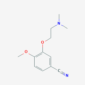 molecular formula C12H16N2O2 B1628756 3-[2-(Dimethylamino)ethoxy]-4-methoxybenzonitrile CAS No. 938239-74-8