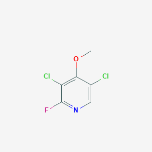 molecular formula C6H4Cl2FNO B1628772 3,5-Dichloro-2-fluoro-4-methoxypyridine CAS No. 175965-87-4