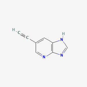 molecular formula C8H5N3 B1628778 6-Ethynyl-1H-imidazo[4,5-b]pyridine CAS No. 351325-04-7