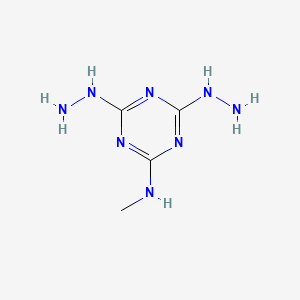 4,6-dihydrazinyl-N-methyl-1,3,5-triazin-2-amine