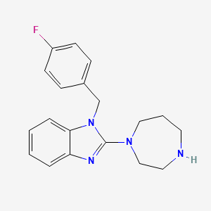 2-[1,4]Diazepan-1-YL-1-(4-fluoro-benzyl)-1H-benzoimidazole