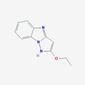B162880 2-ethoxy-1H-pyrazolo[1,5-a]benzimidazole CAS No. 138272-31-8