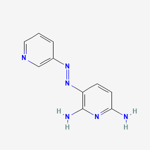 2,6-Diamino-3-((pyridin-3-YL)azo)pyridine