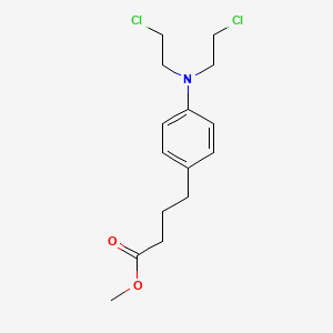 molecular formula C15H21Cl2NO2 B1628834 Methyl 4-[4-[bis(2-chloroethyl)amino]phenyl]butanoate CAS No. 79481-83-7