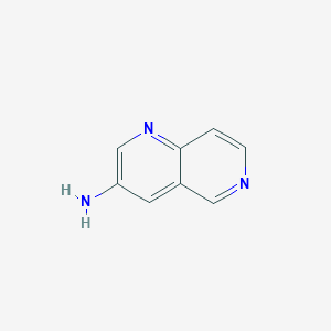 molecular formula C8H7N3 B1628835 1,6-Naphthyridin-3-amine CAS No. 53454-30-1