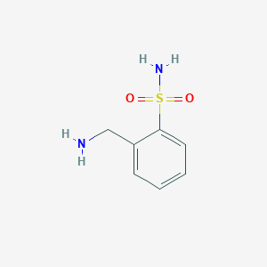 molecular formula C7H10N2O2S B1628840 2-(Aminomethyl)benzenesulfonamide CAS No. 612-30-6