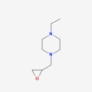 molecular formula C9H18N2O B1628841 1-Ethyl-4-[(oxiran-2-yl)methyl]piperazine CAS No. 91086-24-7