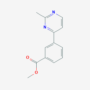 molecular formula C13H12N2O2 B1628848 Methyl 3-(2-methylpyrimidin-4-yl)benzoate CAS No. 579476-20-3