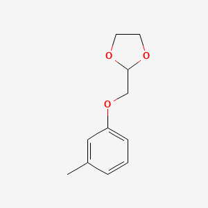 molecular formula C11H14O3 B1628855 2-m-Tolyloxymethyl-[1,3]dioxolane CAS No. 850348-74-2