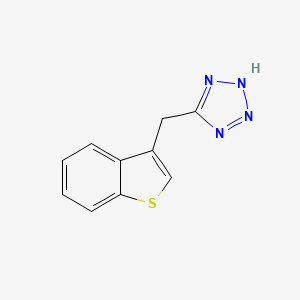 molecular formula C10H8N4S B1628861 5-Benzo[B]thiophen-3-ylmethyl-2H-tetrazole CAS No. 864685-43-8