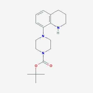 tert-Butyl 4-(1,2,3,4-tetrahydroquinolin-8-yl)piperazine-1-carboxylate