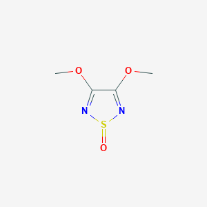 molecular formula C4H8N2O3S B1628884 3,4-Dimethoxy-1,2,5-thiadiazole 1-oxide CAS No. 78441-23-3