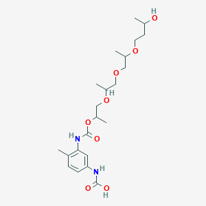 molecular formula C22H36N2O8 B1628886 [3-[1-[1-[2-(3-Hydroxybutoxy)propoxy]propan-2-yloxy]propan-2-yloxycarbonylamino]-4-methylphenyl]carbamic acid CAS No. 68400-67-9