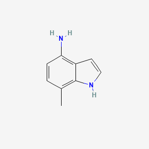 molecular formula C9H10N2 B1628889 7-Methyl-1H-indol-4-amine CAS No. 90868-08-9