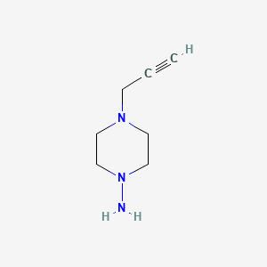 molecular formula C7H13N3 B1628893 4-(Prop-2-yn-1-yl)piperazin-1-amine CAS No. 56964-23-9