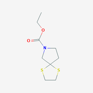 Ethyl 1,4-dithia-7-azaspiro[4.4]nonane-7-carboxylate