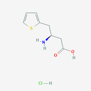 molecular formula C8H12ClNO2S B1628902 (R)-3-Amino-4-(thiophen-2-yl)butanoic acid hydrochloride CAS No. 332061-91-3