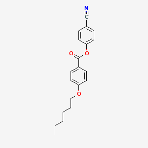 molecular formula C20H21NO3 B1628907 4-Cyanophenyl 4-(hexyloxy)benzoate CAS No. 50793-87-8