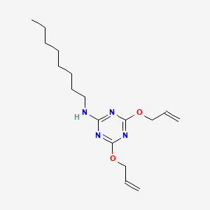 B1628915 4,6-Diallyloxy-N-octyl-1,3,5-triazin-2-amine CAS No. 85557-19-3
