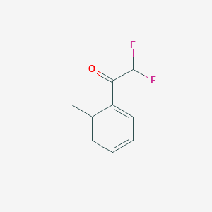 molecular formula C9H8F2O B1628925 2,2-Difluoro-1-(2-methylphenyl)ethan-1-one CAS No. 703-42-4