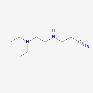 molecular formula C9H19N3 B1628927 3-{[2-(二乙基氨基)乙基]氨基}丙腈 CAS No. 41832-86-4