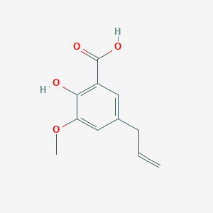 molecular formula C11H12O4 B1628954 5-Allyl-2-hydroxy-3-methoxybenzoic acid CAS No. 2216-99-1